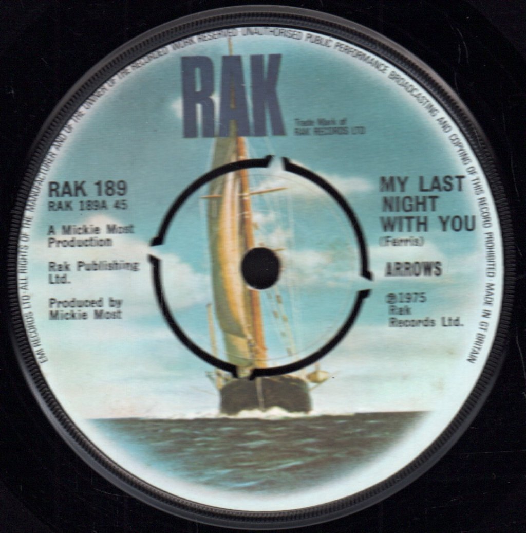Arrows - My Last Night With You - 7 Inch