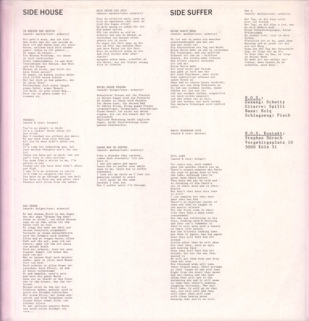 house of suffering - House Of Suffering - Lp