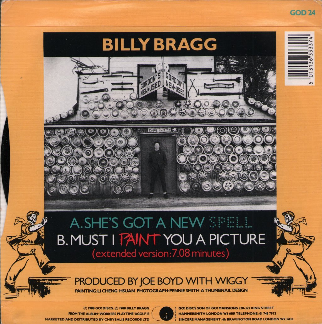 Billy Bragg - She's Got A New Spell - 7 Inch