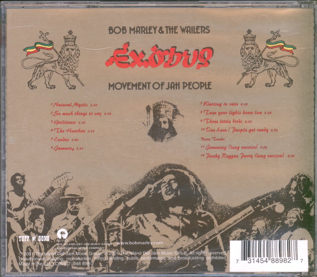 Bob Marley & The Wailers - Exodus - Cd