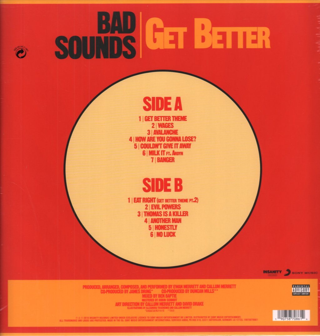 Bad Sounds - Get Better - Lp