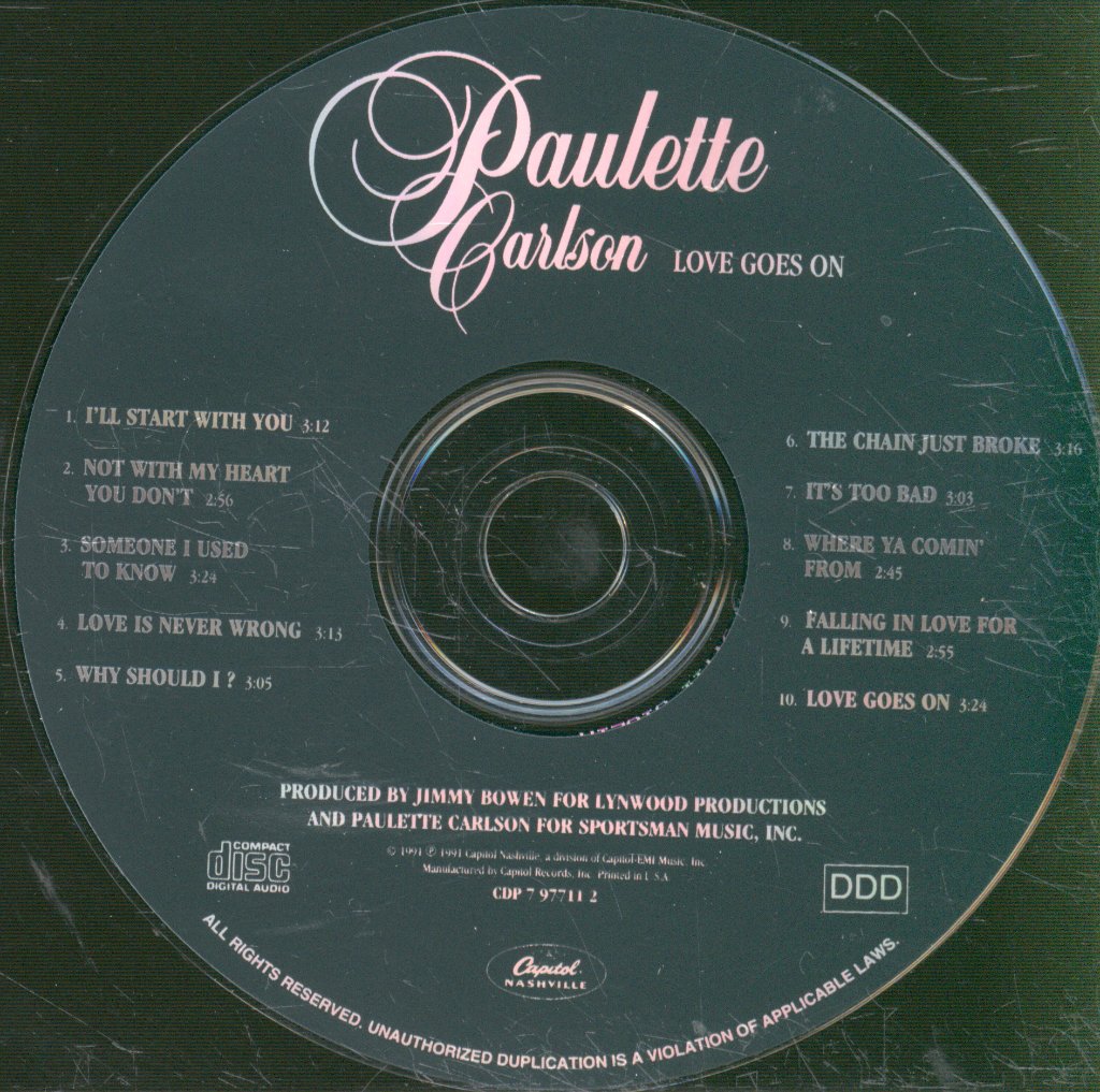Paulette Carlson - Love Goes On - Cd