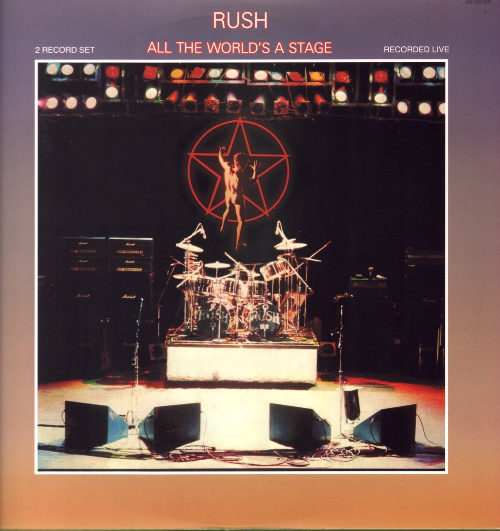 Rush - All The World's A Stage - Double Lp