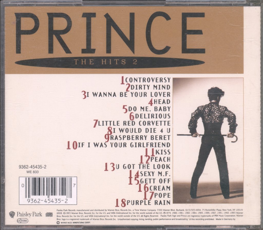 Prince - Hits 2 - Cd