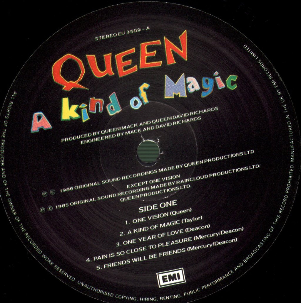 Queen - A Kind Of Magic - Lp