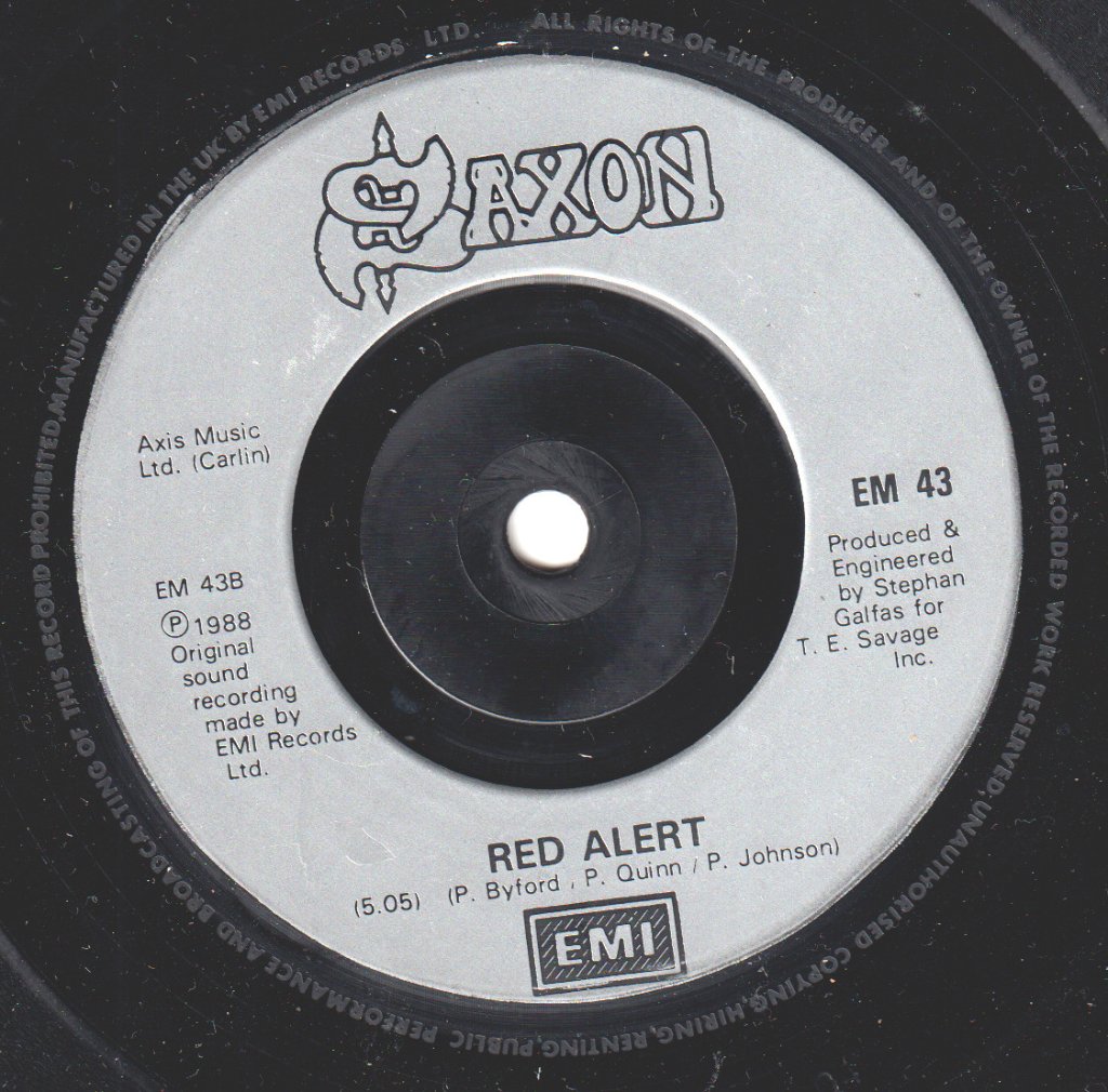 Saxon - Ride Like The Wind - 7 Inch