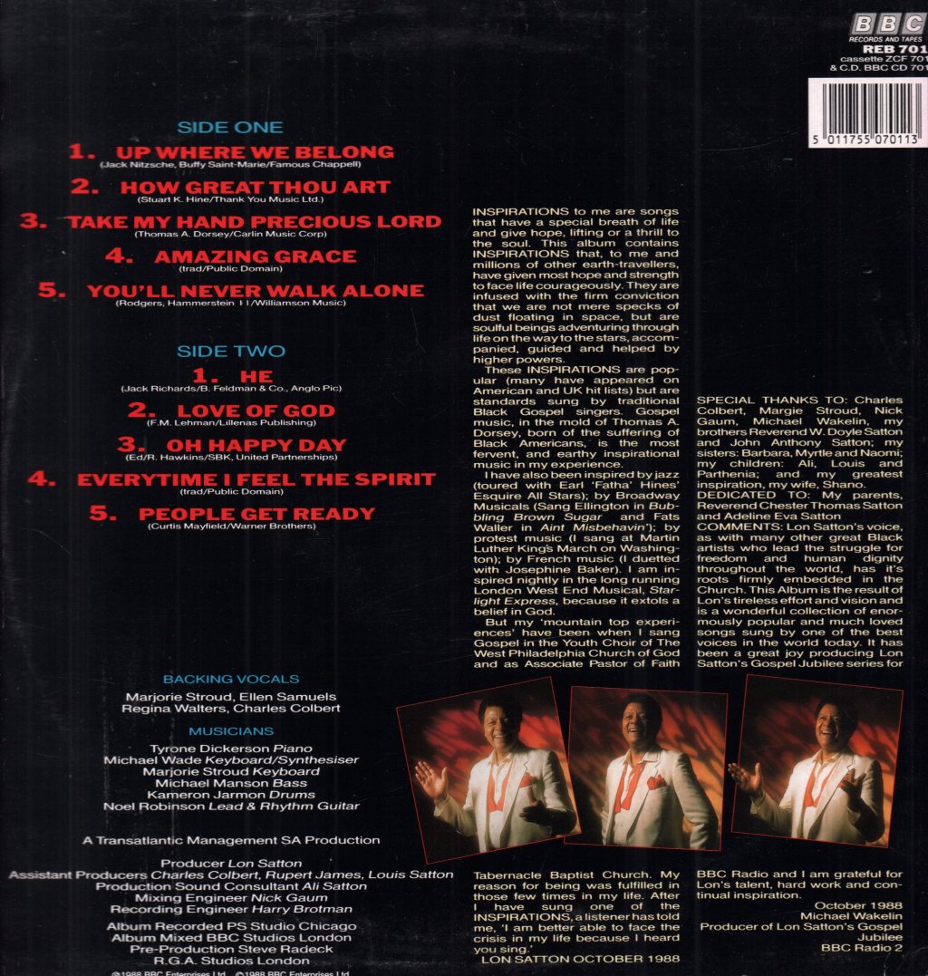 Lon Satton - Inspirations - Lp