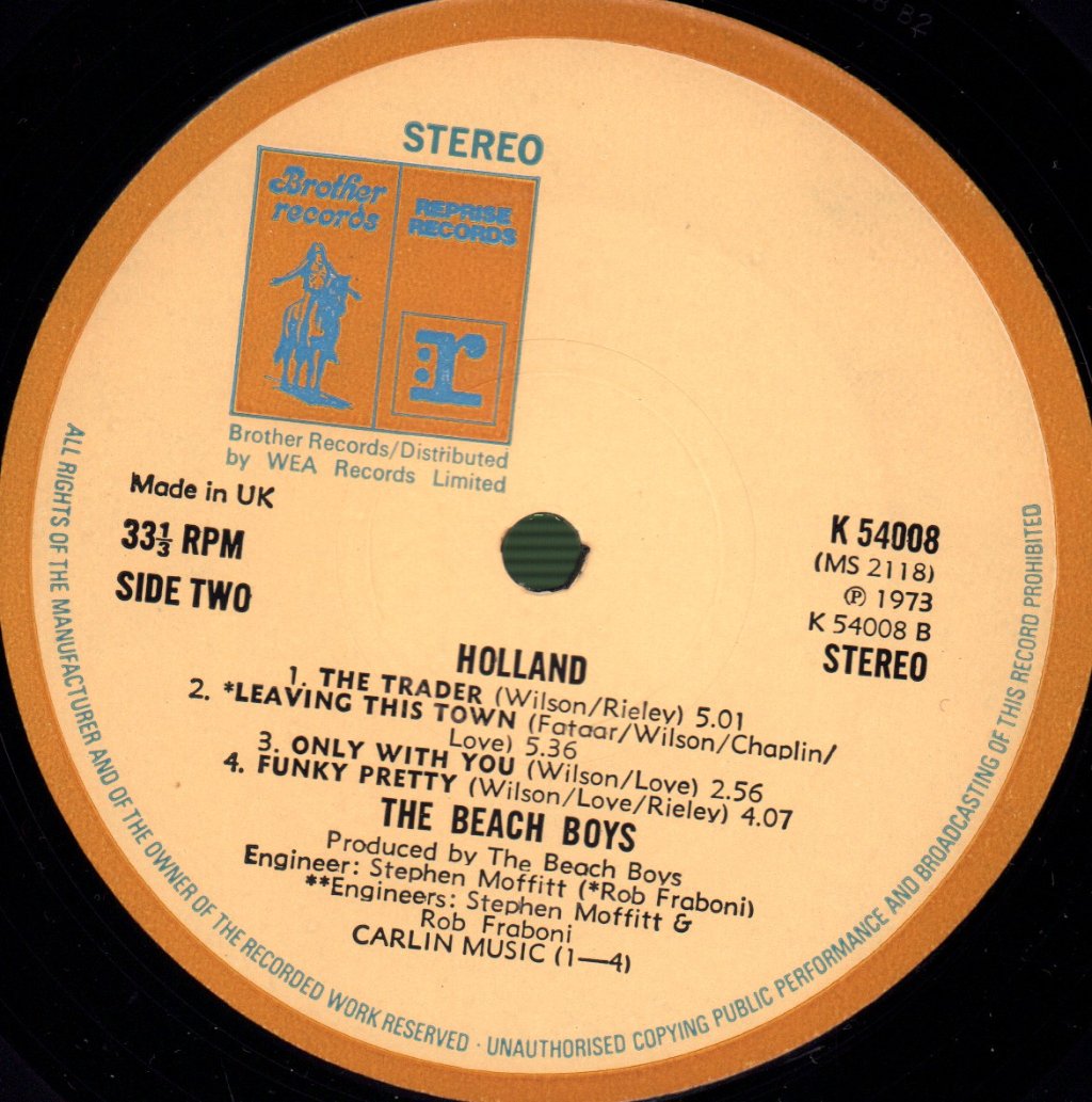 Beach Boys - Holland - Lp