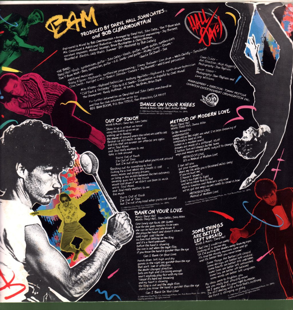 Hall And Oates - Big Bam Boom - Lp