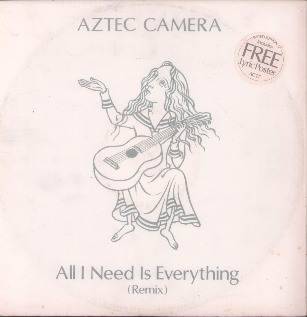 Aztec Camera - All I Need Is Everything - 12 Inch