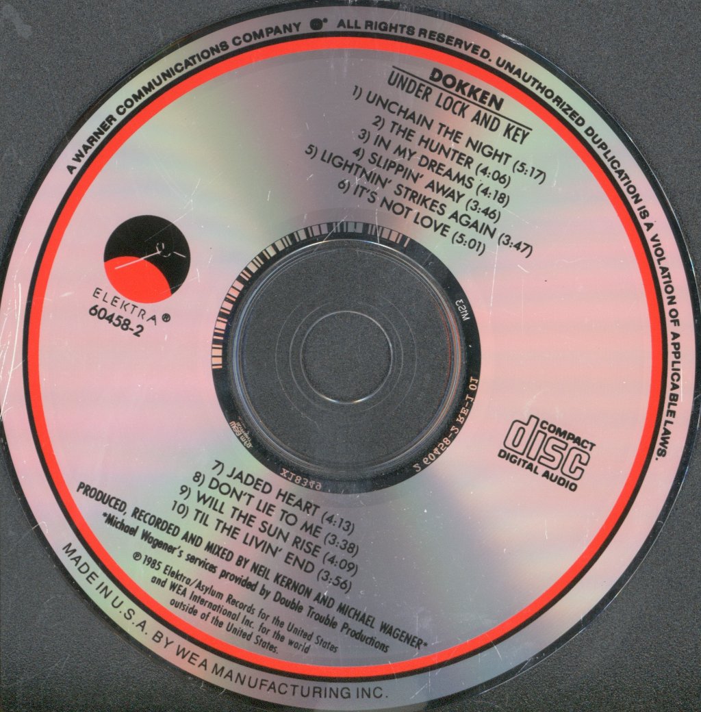 Dokken - Under Lock And Key - Cd