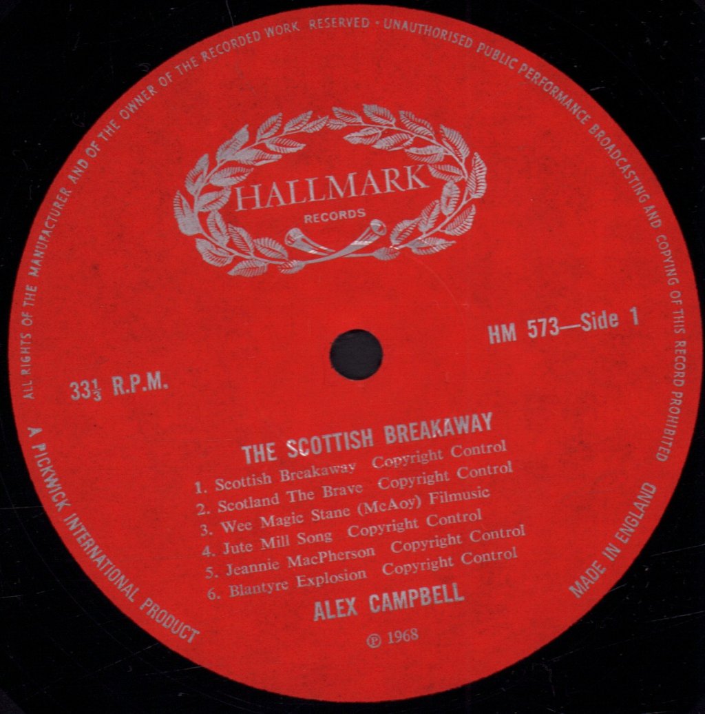 Alex Campbell - Scottish Breakaway - Lp