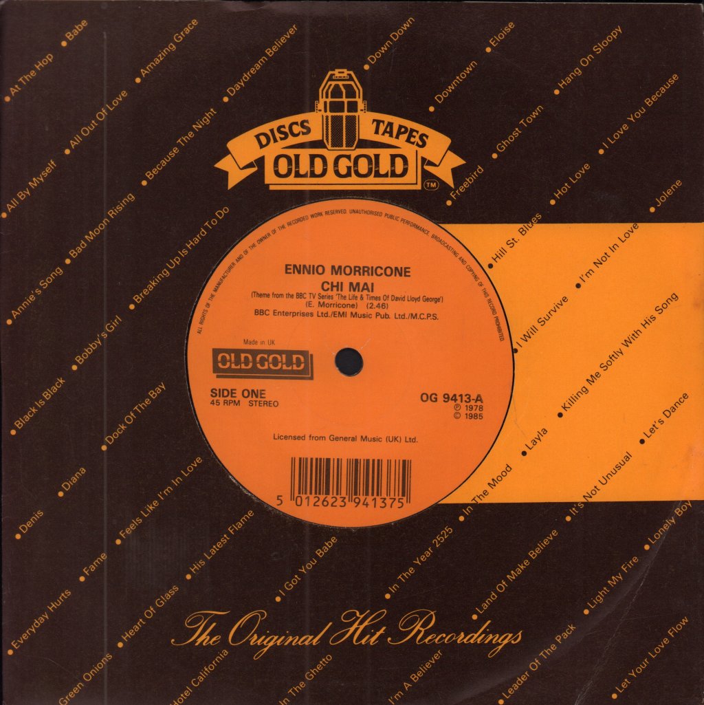 Ennio Morricone / Yannis Markopoulos - Chi Mai / Who Pays The Ferryman - 7 Inch