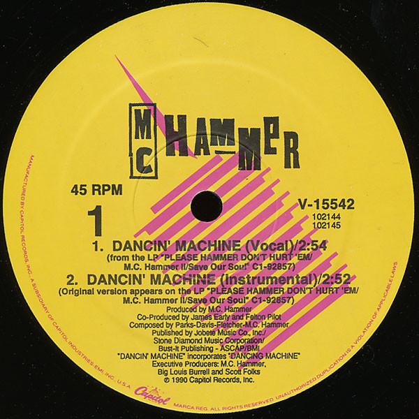 Mc Hammer - Dancin' Machine - 12 Inch