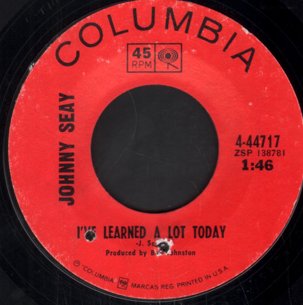 Johnny Seay - A Poor Boy Just Trying To Get Along - 7 Inch