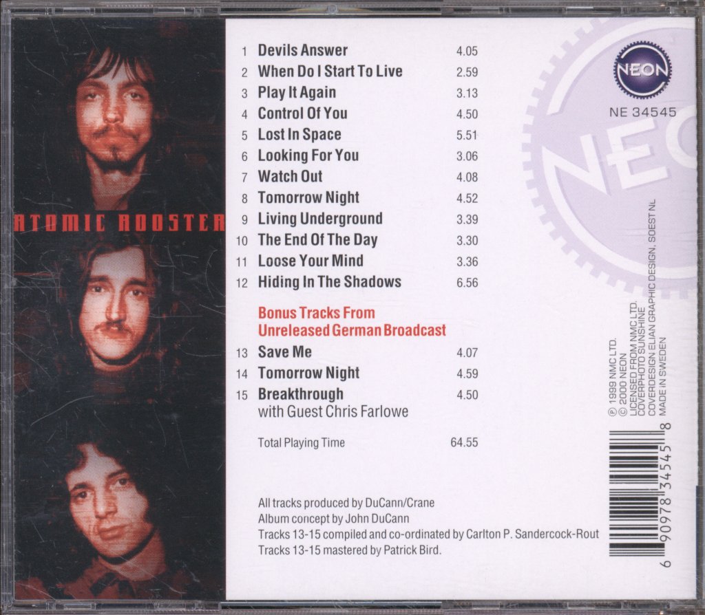 Atomic Rooster - Devil's Answer - Cd