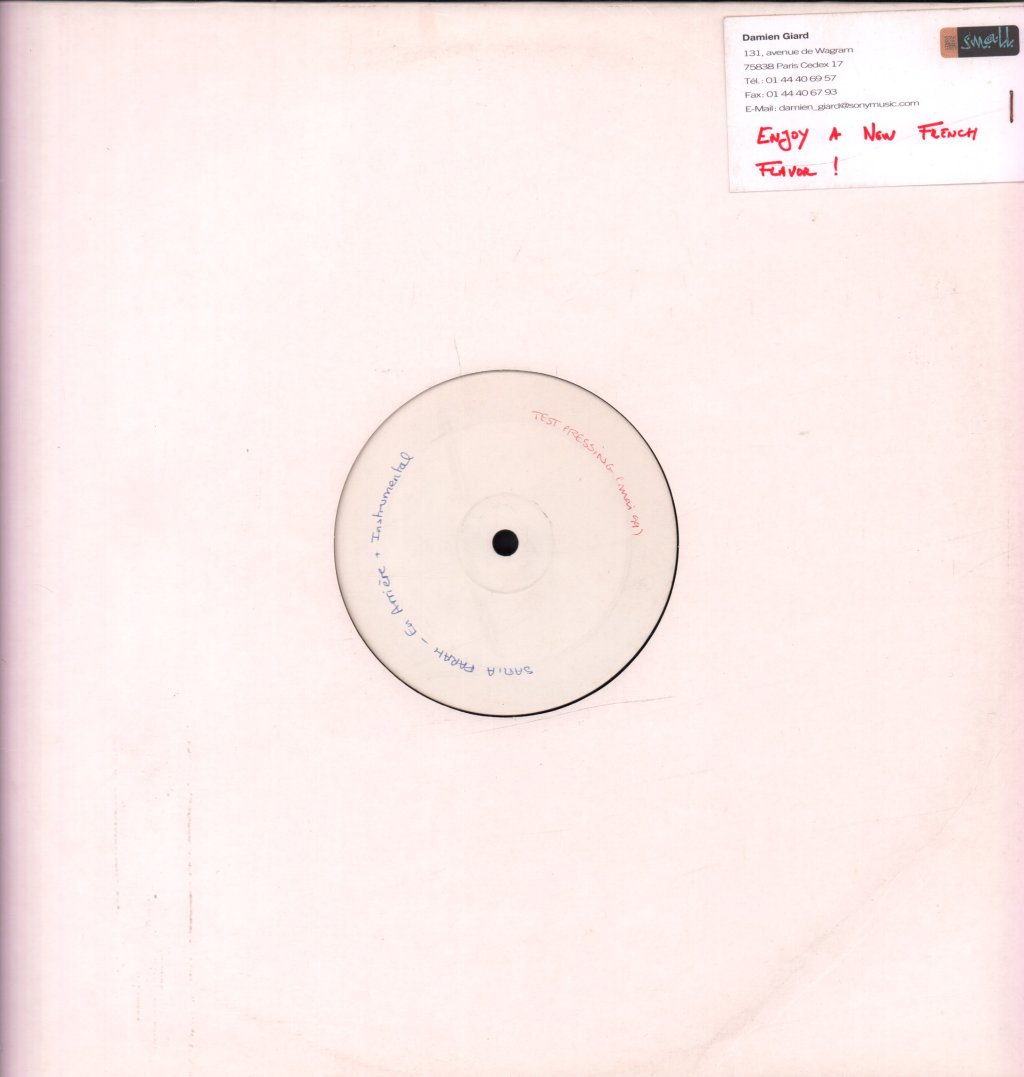 Samia Farah - le temps s'immobolise - 12 Inch
