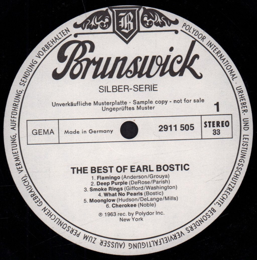 Earl Bostic - Best Of Earl Bostic - Lp