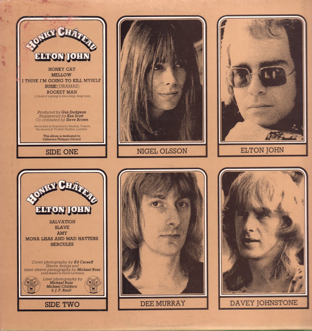 Elton John - Honky Chateau - Lp