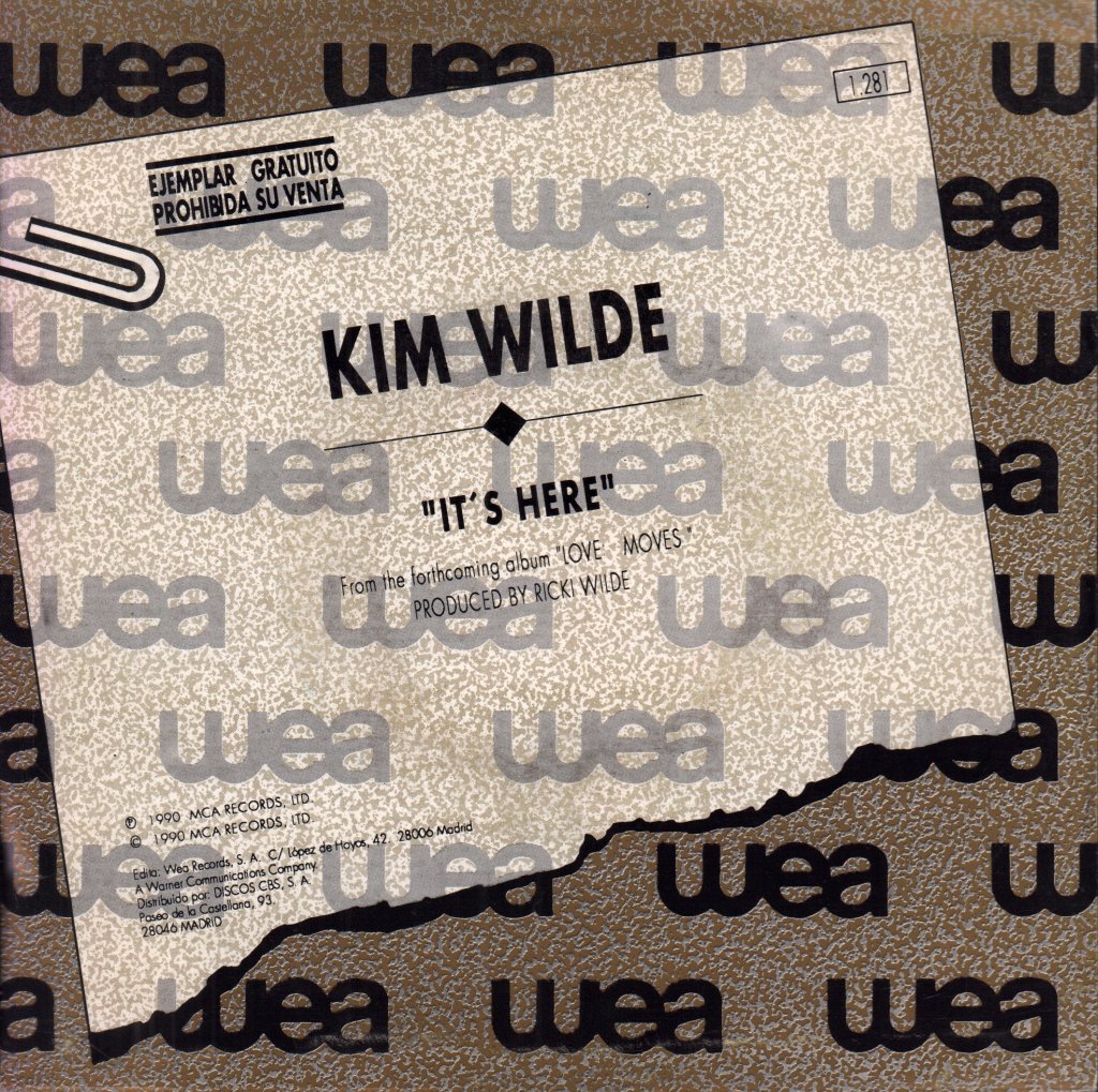 Kim Wilde - It's Here - 7 Inch