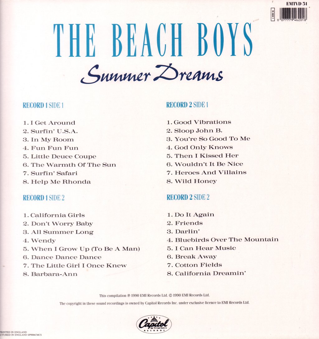 Beach Boys - Summer Dreams: 32 Classic Tracks - Double Lp