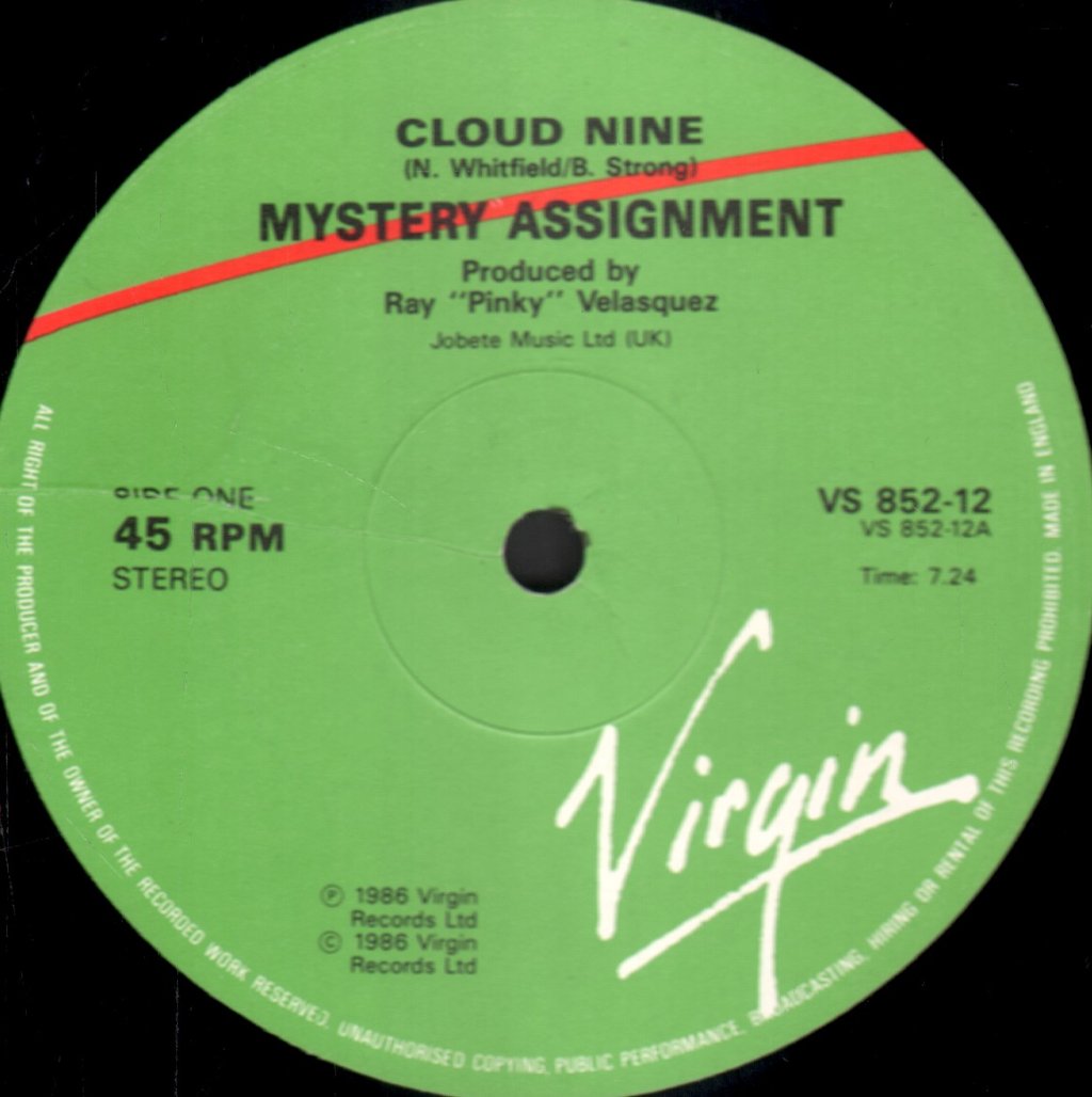 Mystery Assignment - Cloud Nine - 12 Inch