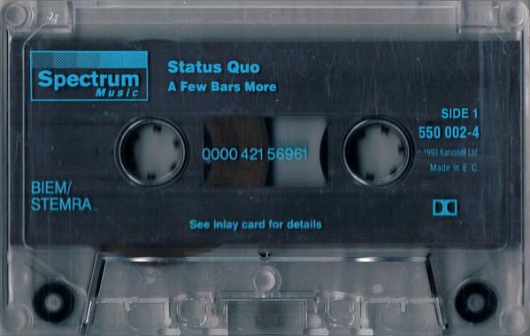 Status Quo - A Few Bars More - Cassette