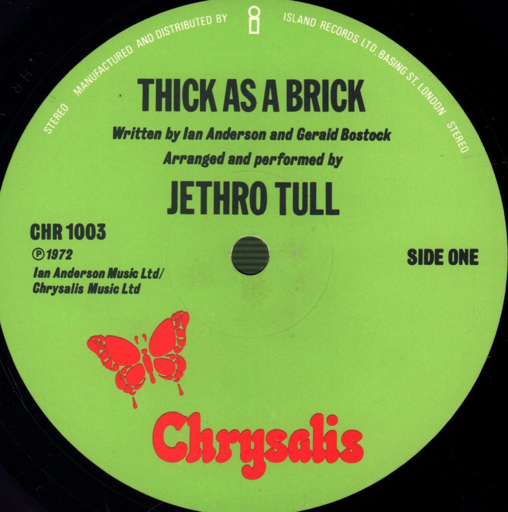 Jethro Tull - Thick As A Brick - Lp