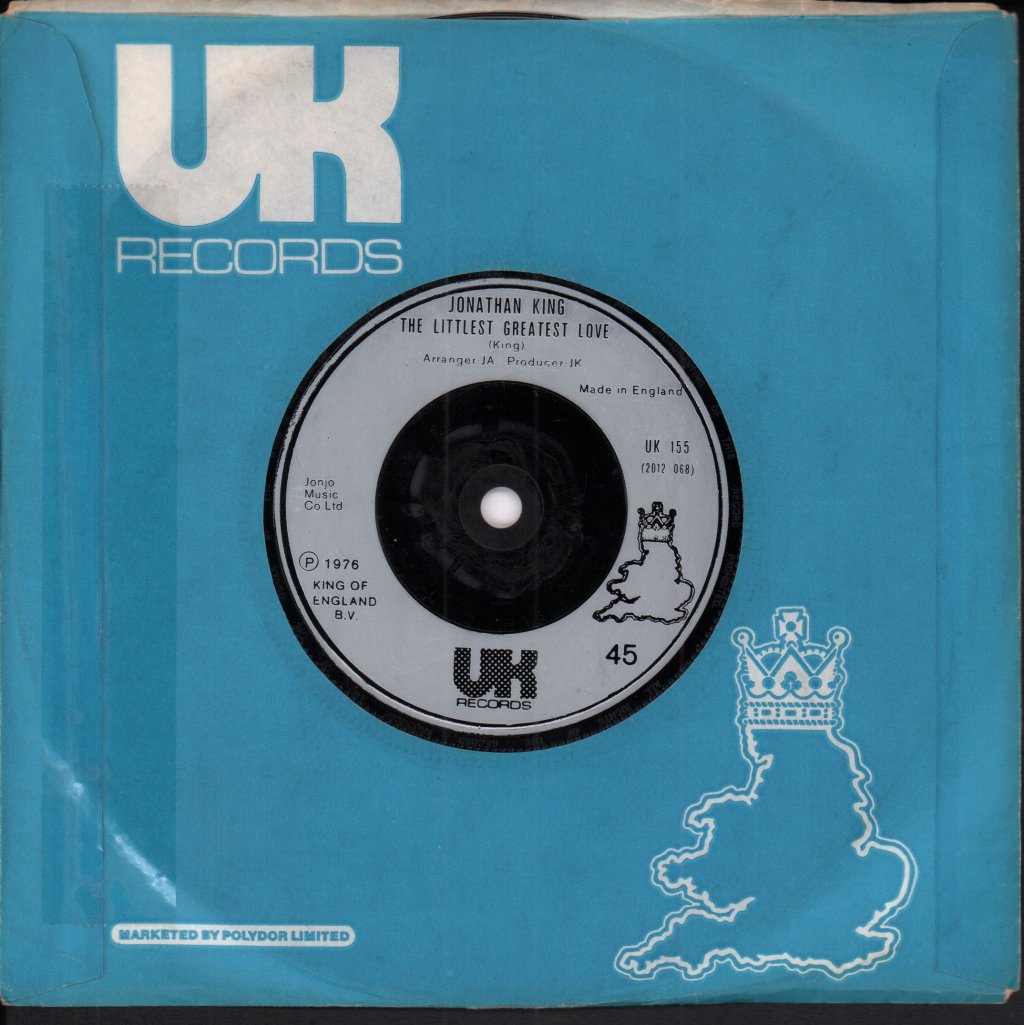 Jonathan King - When I Was A Star - 7 Inch
