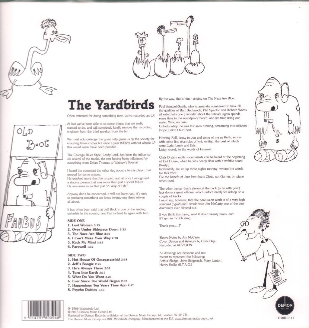 Yardbirds - Roger The Engineer - Lp