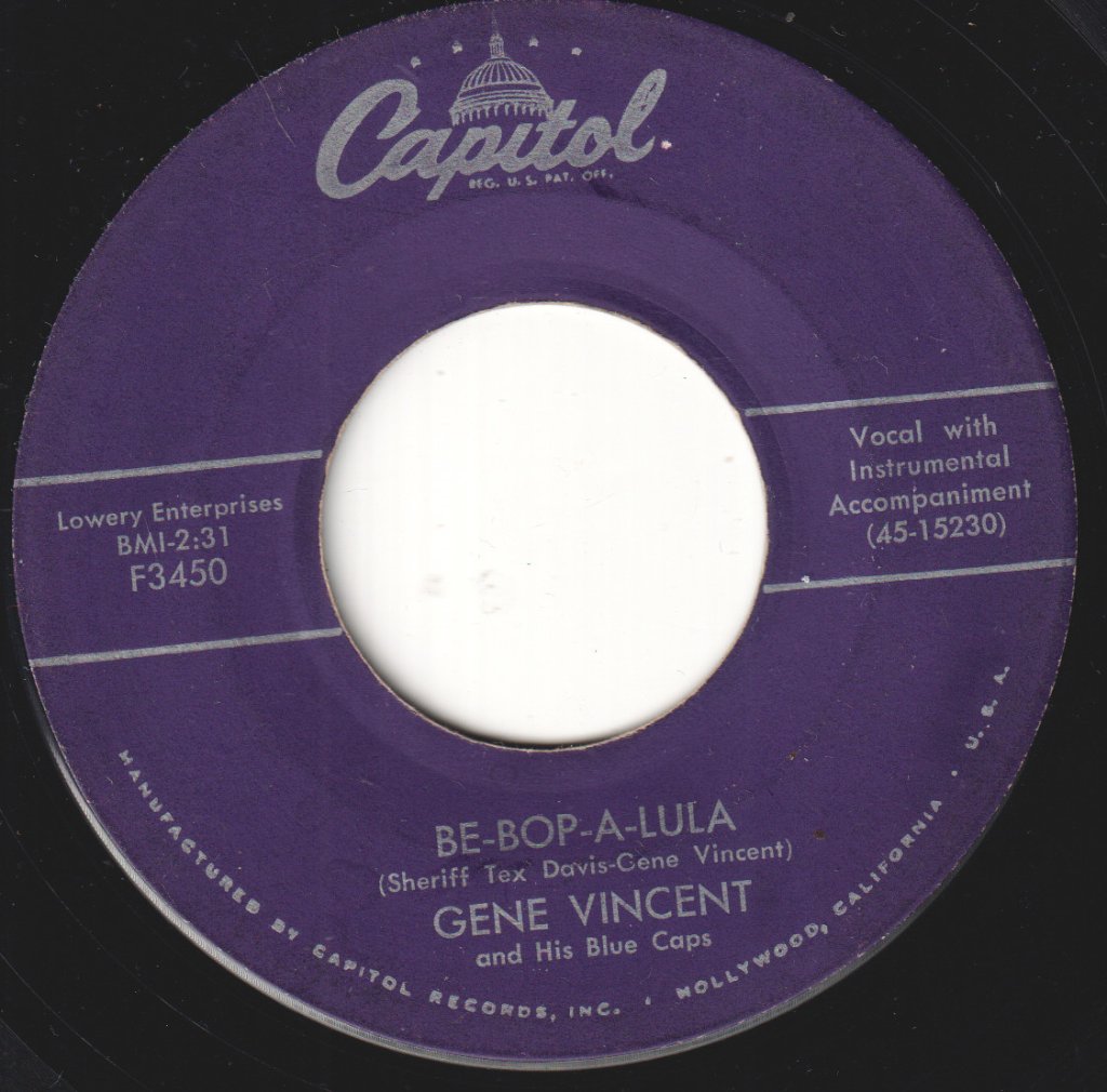 Gene Vincent & His Blue Caps - Be-Bop-A-Lula / Woman Love - 7 Inch