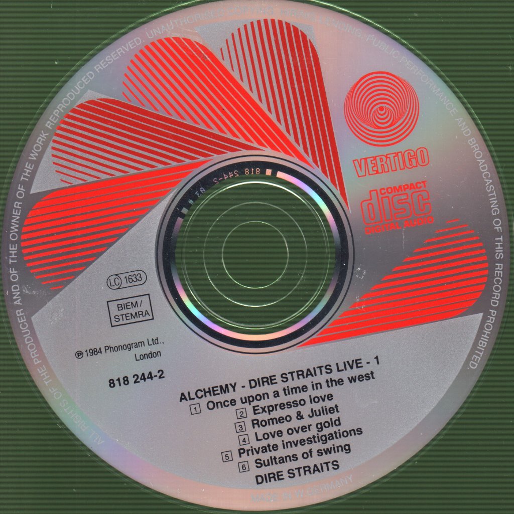 Dire Straits - Alchemy - Dire Straits Live - Double Cd