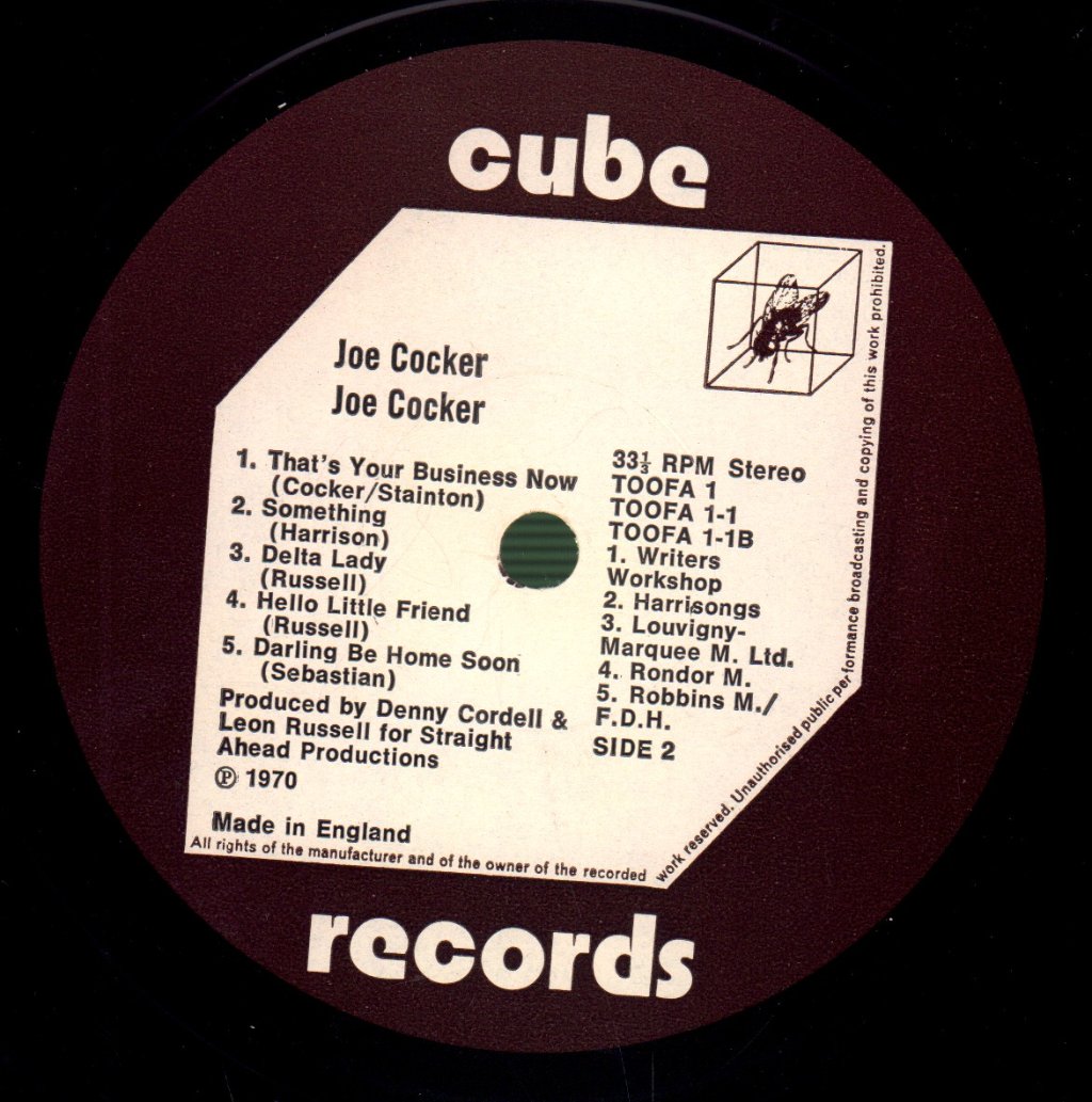 Joe Cocker - Joe Cocker / With A Little Help From My Friends - Double Lp