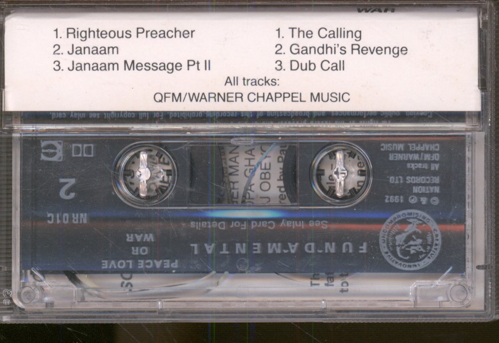 Fun Da Mental - Peace Love Or War - Cassette