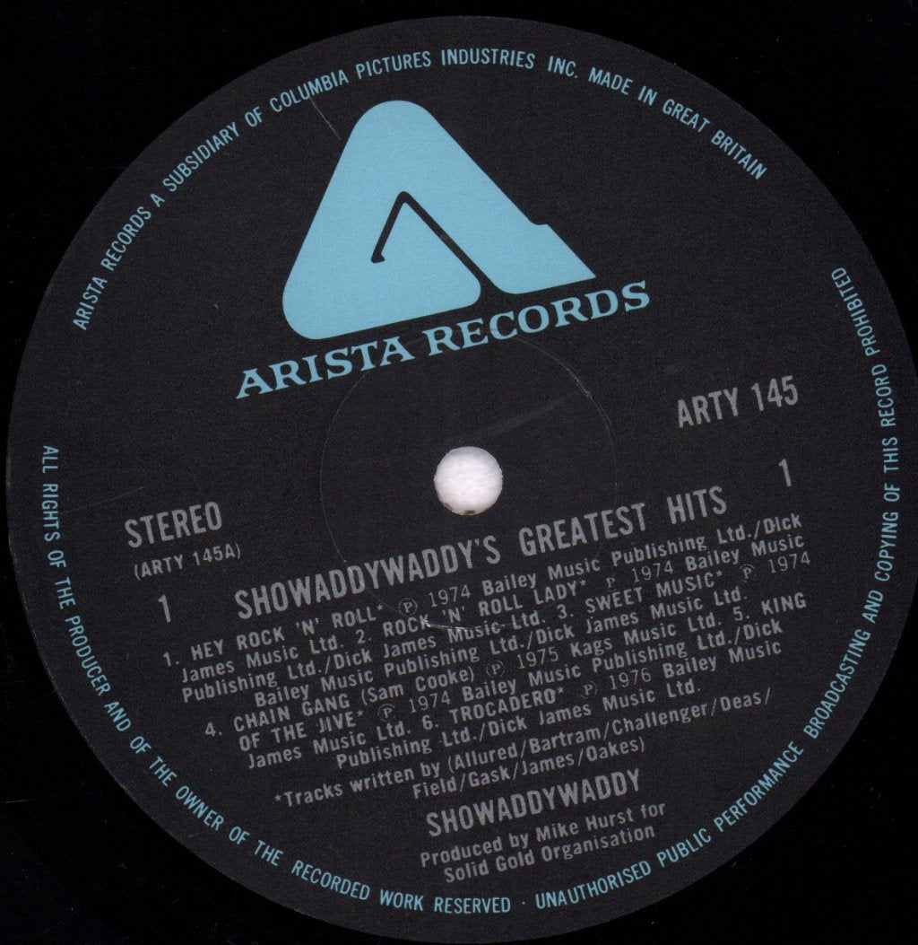 Showaddywaddy - Greatest Hits - Lp