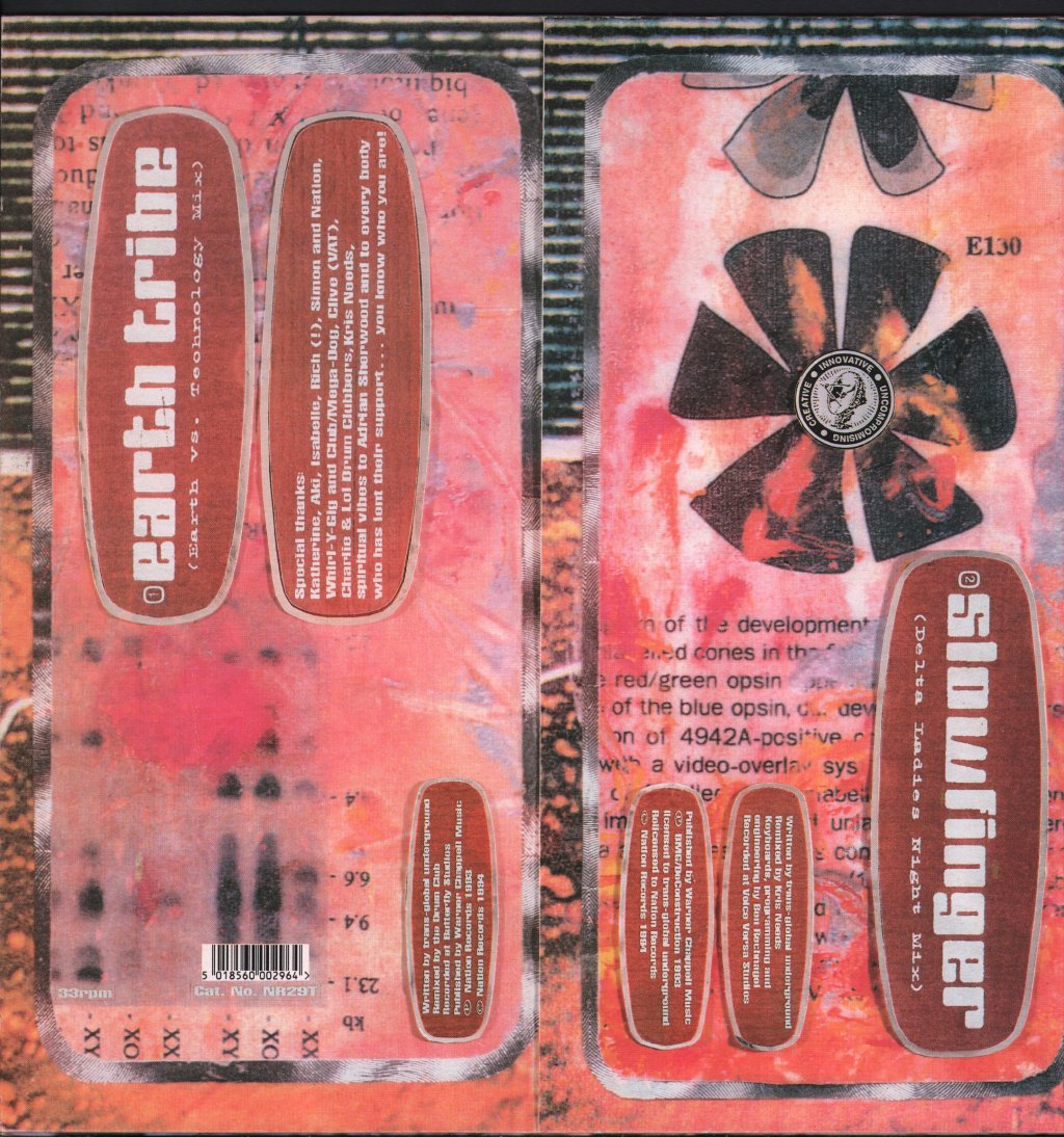 Transglobal Underground - Earth Tribe / Slowfinger - 12 Inch