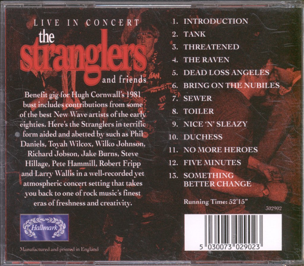 Stranglers And Friends - Live In Concert - Cd