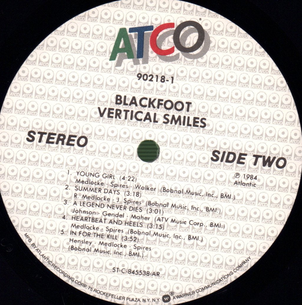 Blackfoot - Vertical Smiles - Lp