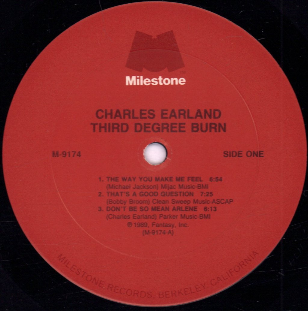 Charles Earland - Third Degree Burn - Lp