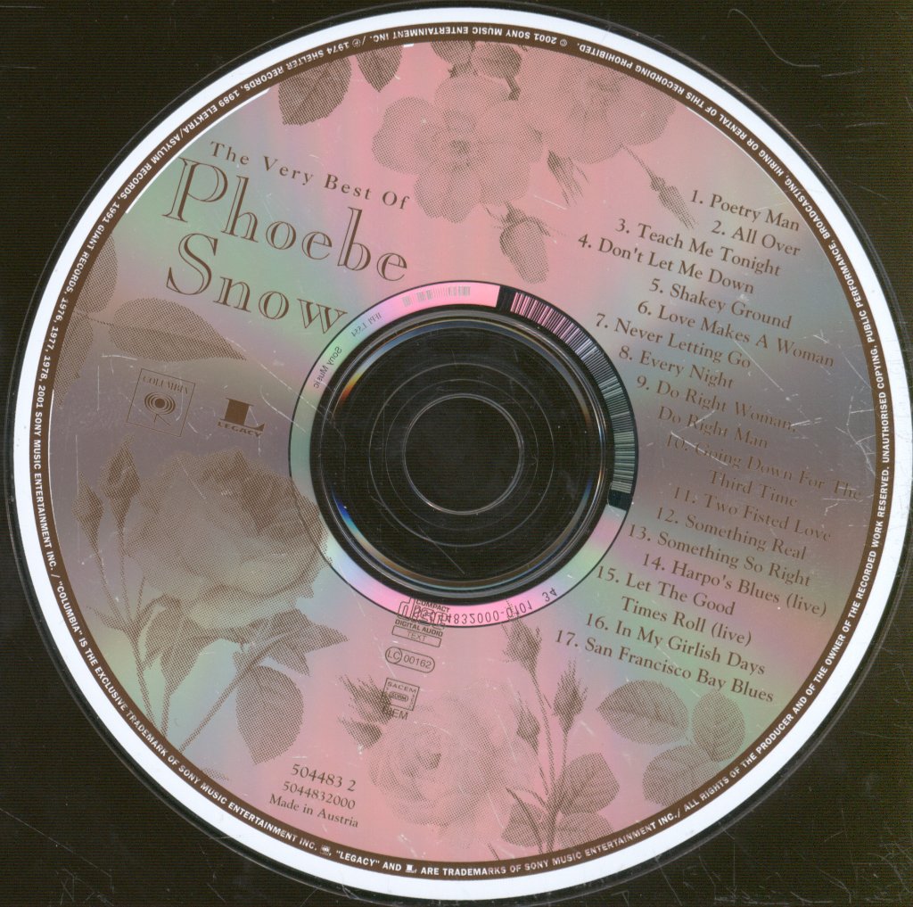Phoebe Snow - Very Best Of Phoebe Snow - Cd