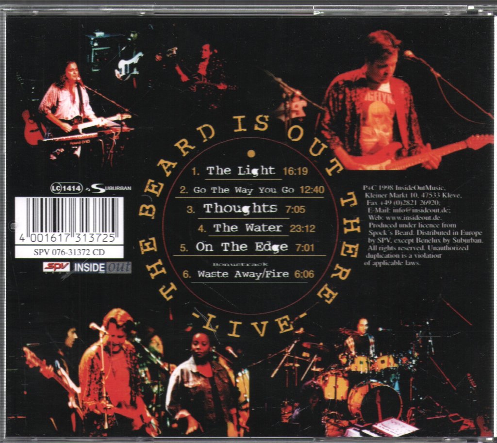 Spock's Beard - Beard Is Out There - Live - Cd