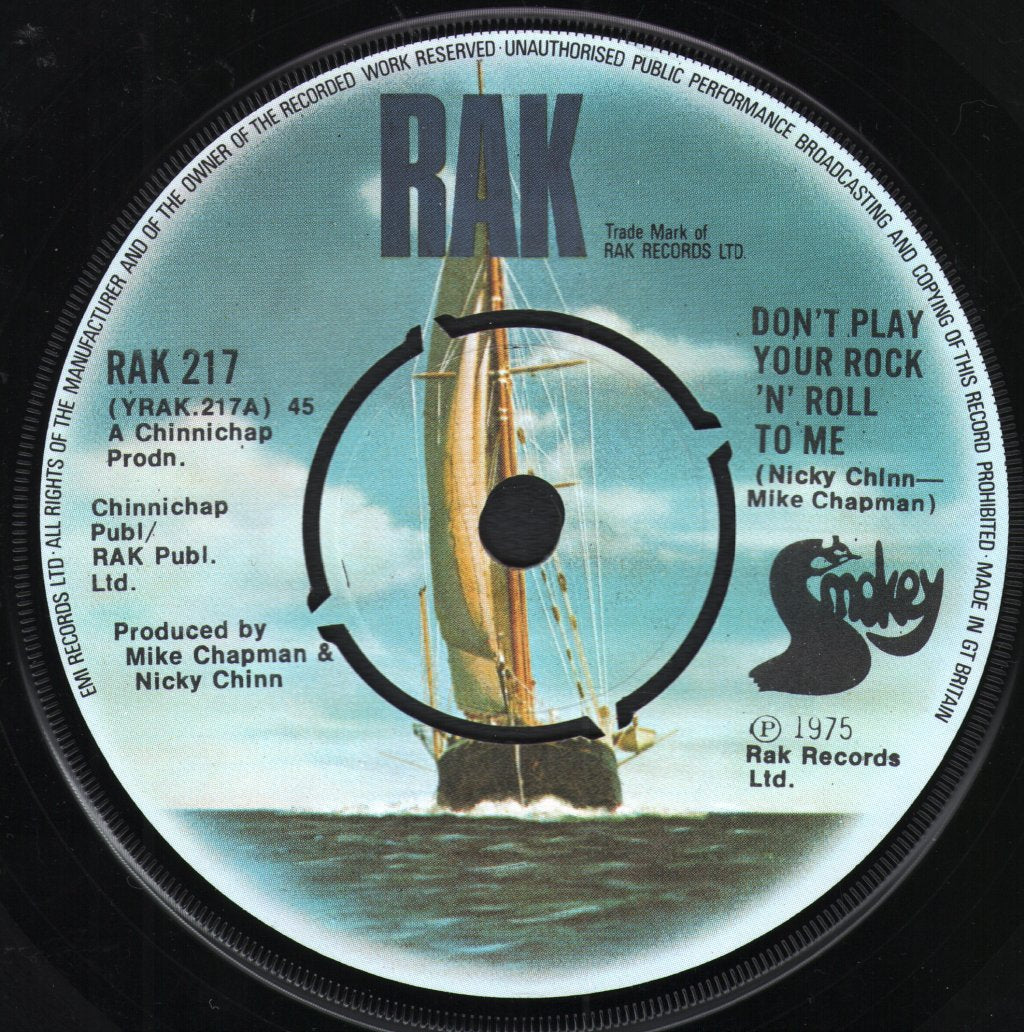 Smokey - Don't Play Your Rock N Roll To Me - 7 Inch