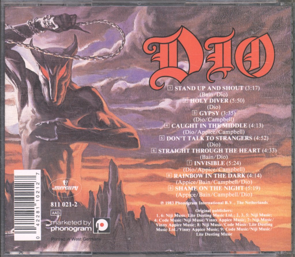 Dio - Holy Diver - Cd