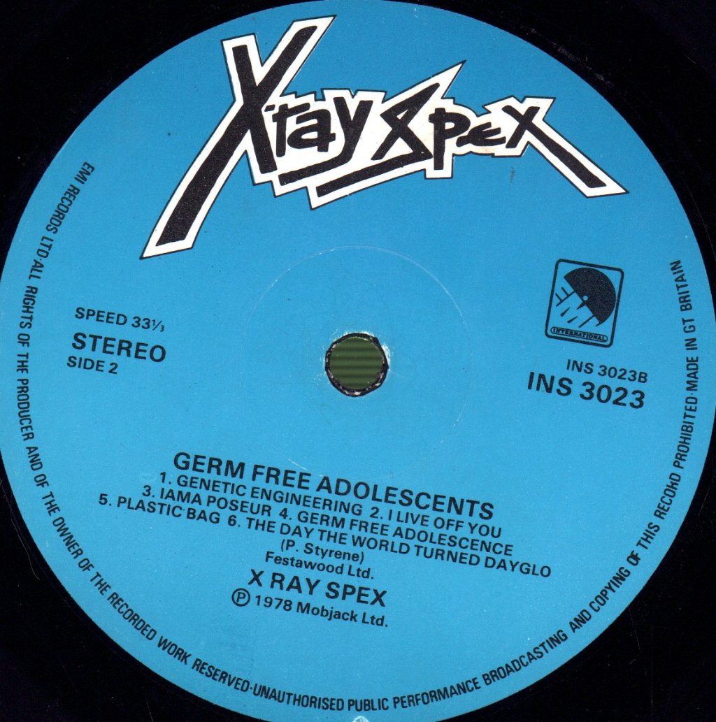 X-Ray Spex - Germ Free Adolescents - Lp