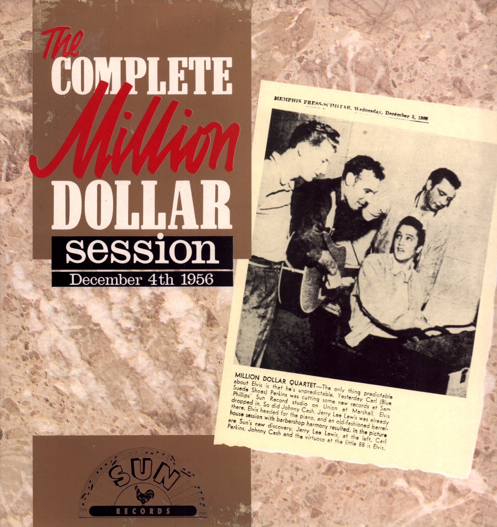 Million Dollar Quartet - Complete Million Dollar Session (December 4th 1956) - Double Lp