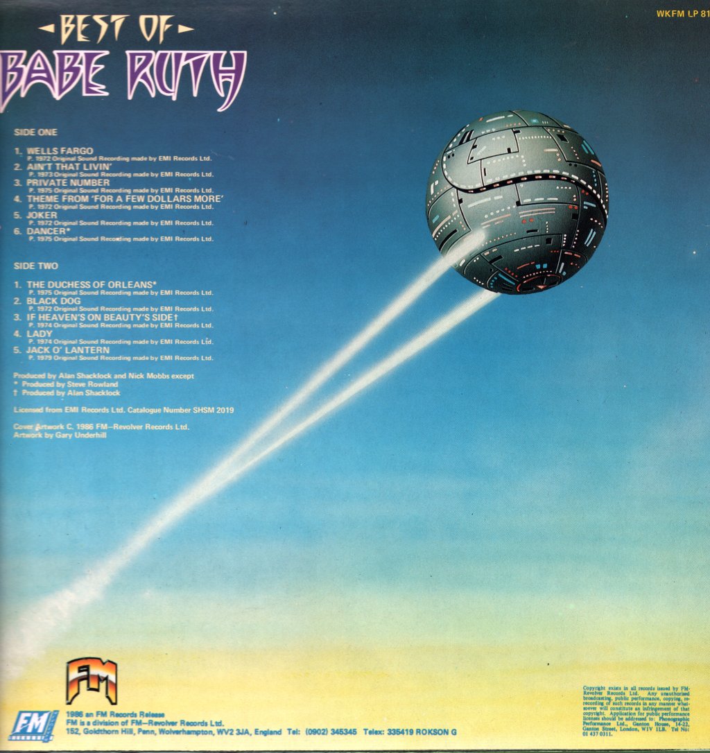 Babe Ruth - Best Of - Lp