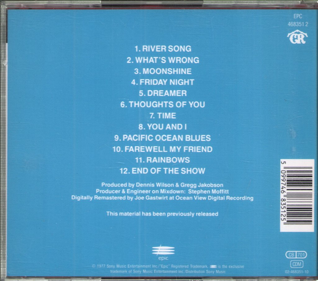Dennis Wilson - Pacific Ocean Blue - Cd