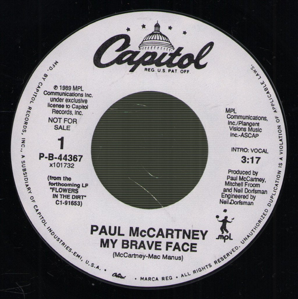 Paul McCartney - My Brave Face - 7 Inch
