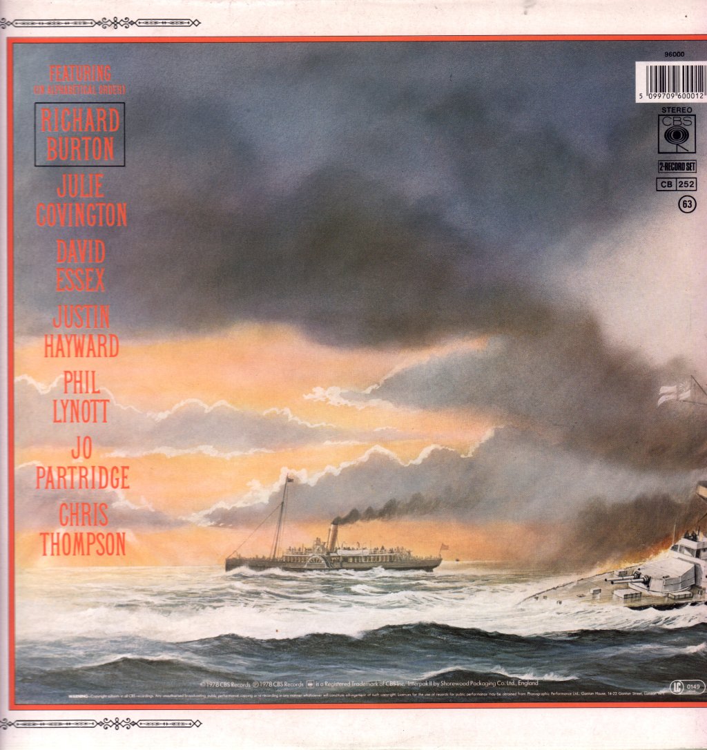 Jeff Wayne - War Of The Worlds - Double Lp