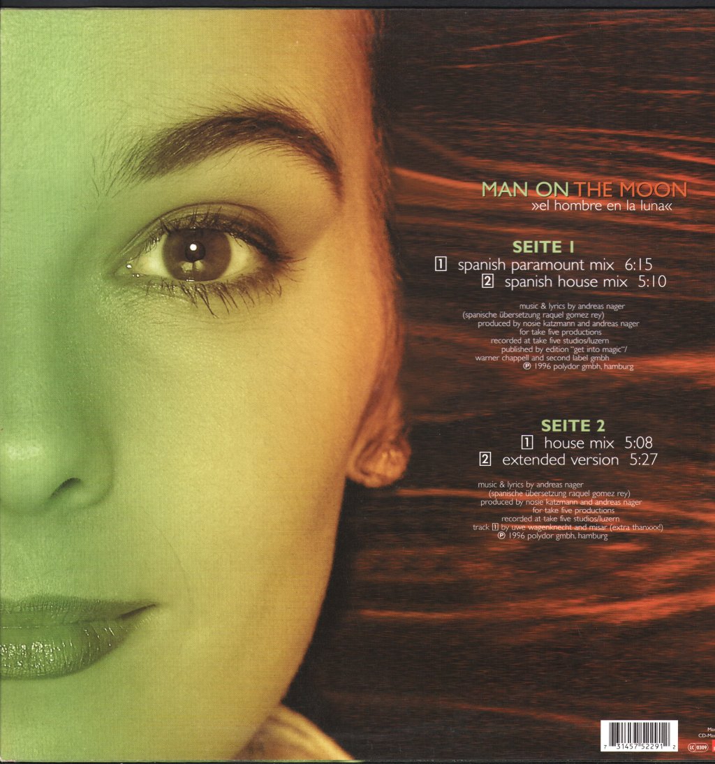 Raquel (Gomez) - Man On The Moon (El Hombre En La Luna) - 12 Inch